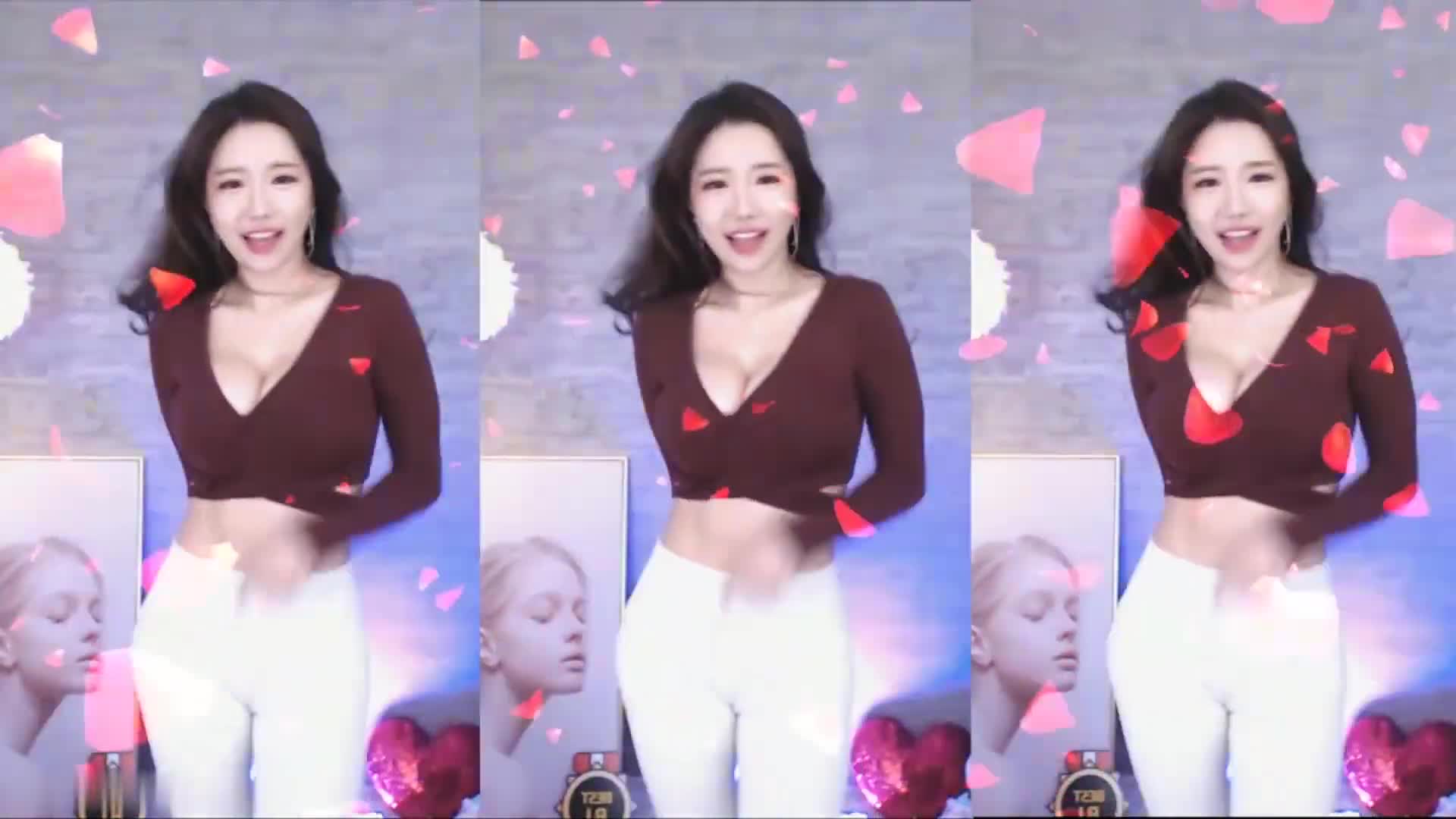 12月4号韩国美女主播恩彩大尺度VIP会员一对一服务，大尺度性感诱惑热舞，超清流出Hot dance of sexy beauty