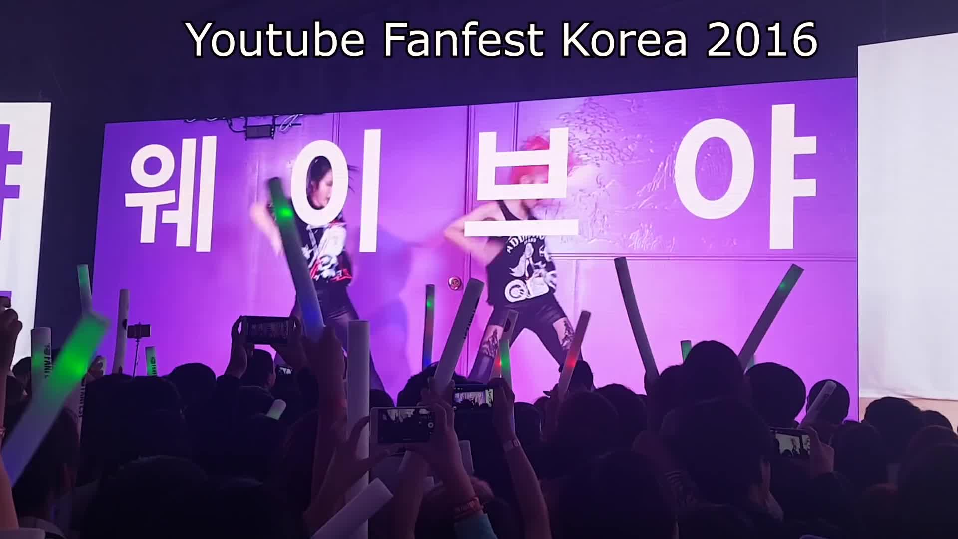 Youtube Fanfest Korea 2016 WAVEYA dance performance