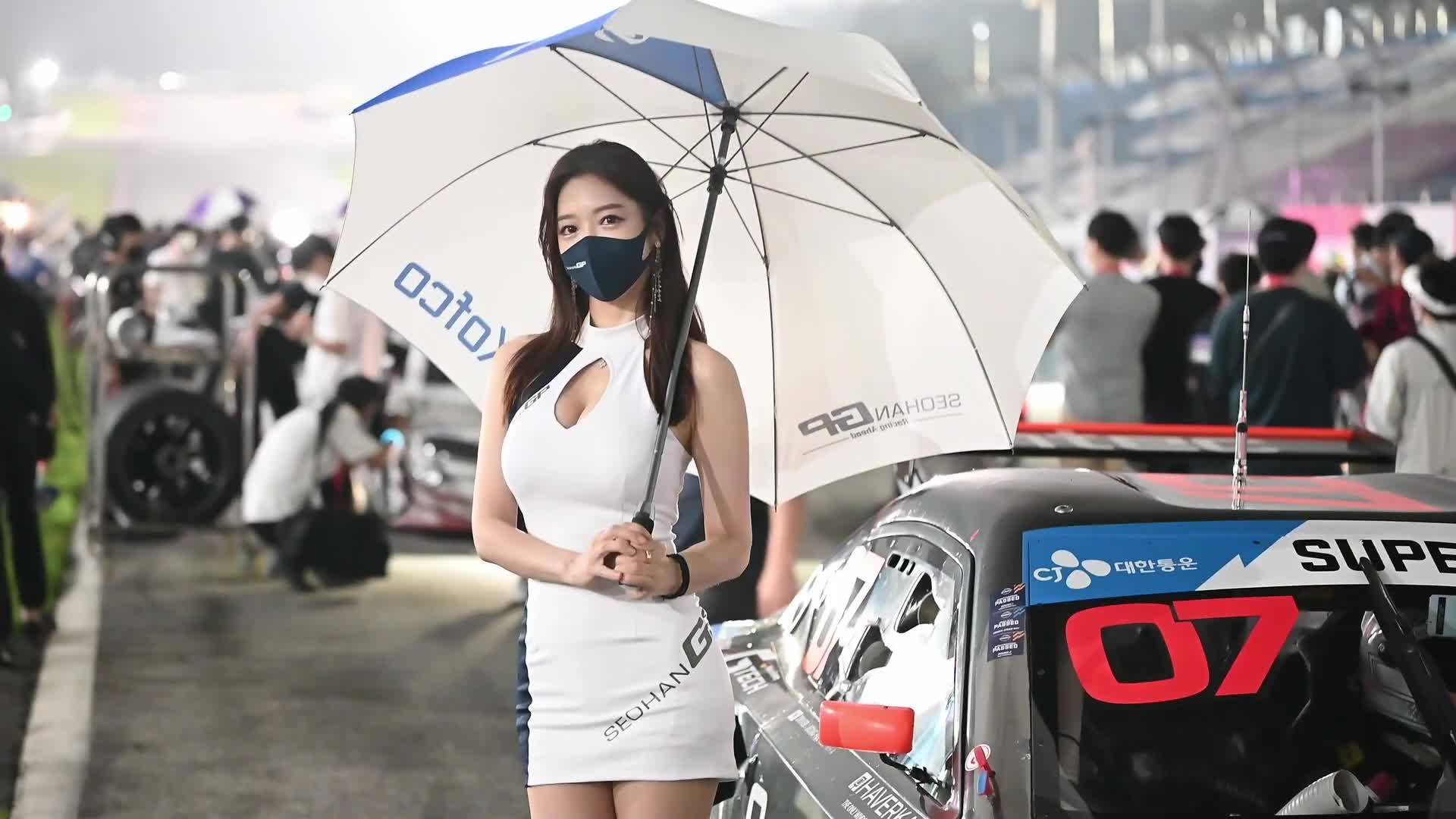 4K 210710 슈퍼레이스 2전 서한GP 레이싱모델 유다솜 RACE QUEEN 韓国 レースクイーン gridgirl full
