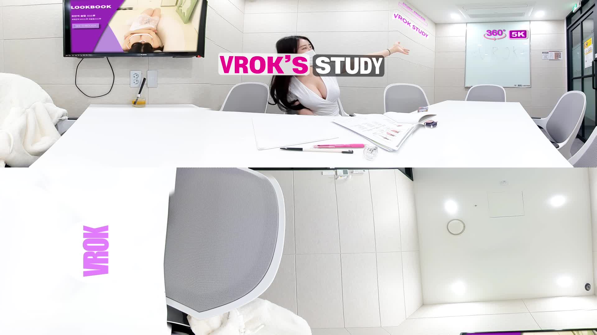 VROK 최초8K VR360 영상 _ 스터디 브이로그 _ 브이록의 공부방법을 소개합니다 _ 같이 공부해봐요 _ STUDY VLOG