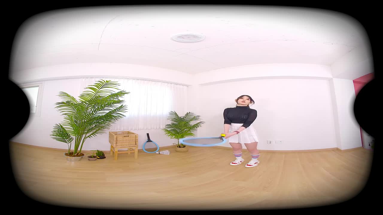 [PINK FOREST] TENNIS 180 3D VR (Ver.2) Zia.Kwon x 테니스 치는 지아!! VR