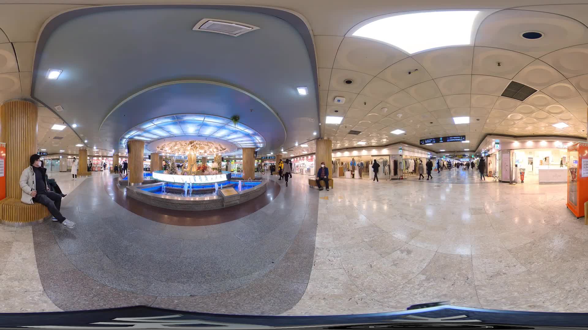 VR 360  5.7K 초고화질 _ 은행동 지하   _ Underground shopping mall VR  _ VROK