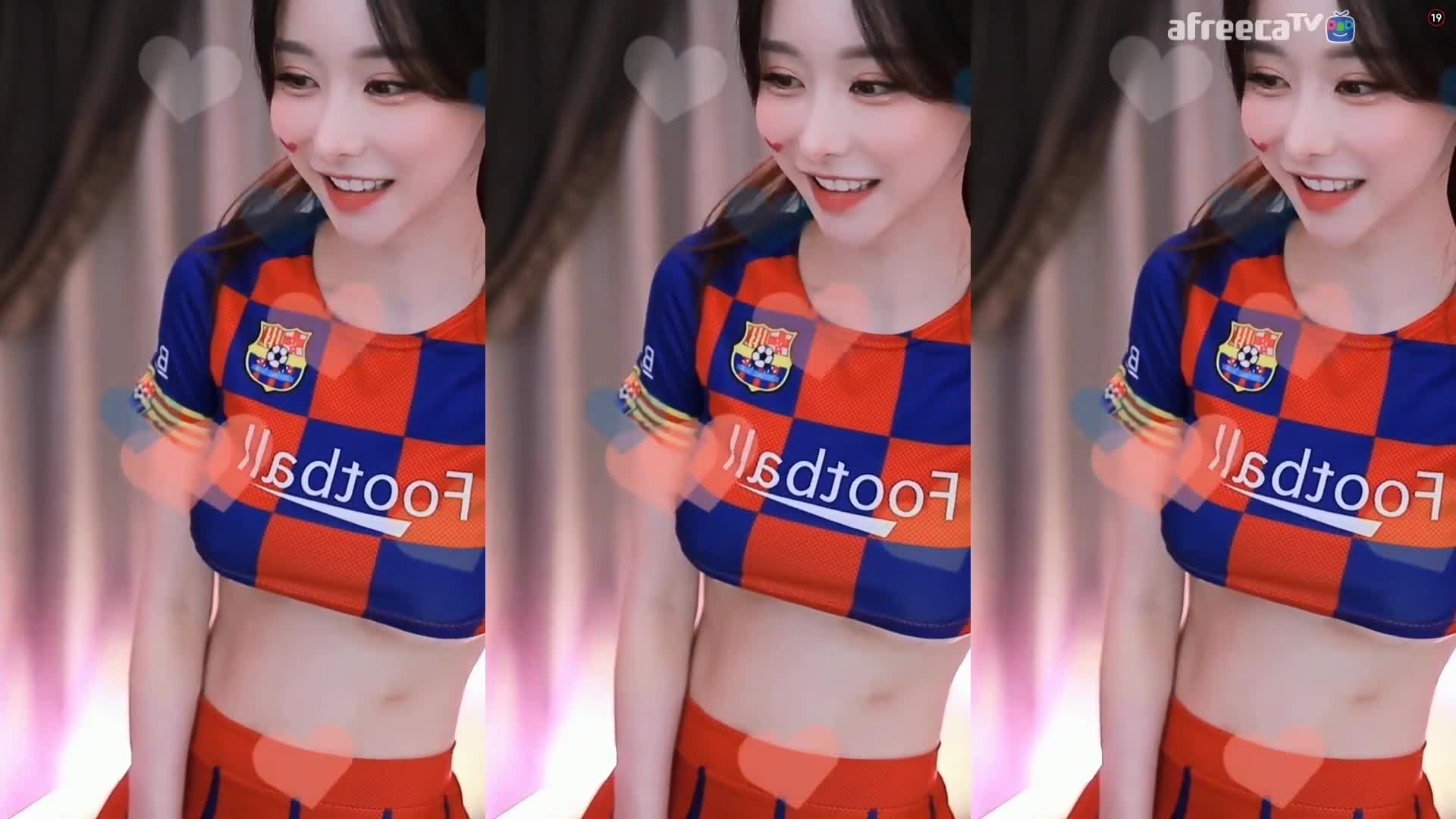 Korean Bj Girl VOD Cut 2021.09.07 Soccer Costume Part 3