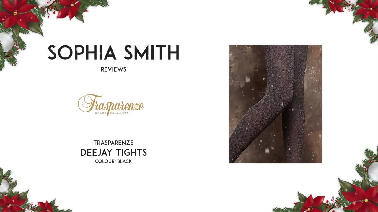 PREVIEW ONLY Sophia Smith reviews Trasparenze Deejay tights