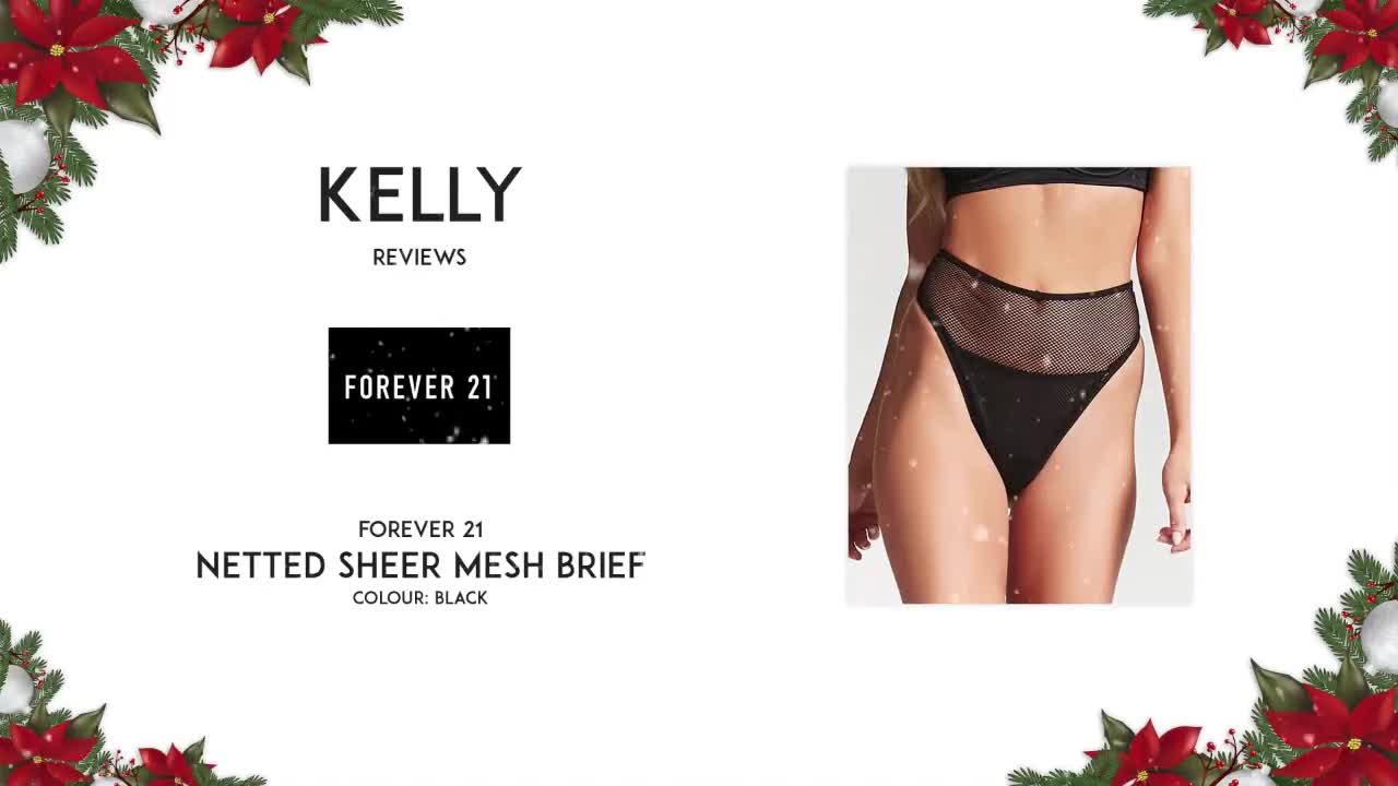 Kelly reviews Forever 21 netted sheer mesh brief [PREVIEW]