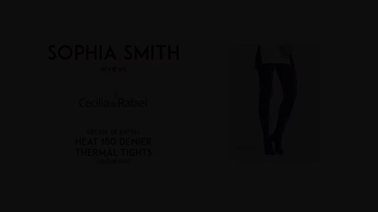 PREVIEW ONLY Sophia Smith reviews Cecilia de Rafael Heat 150 denier thermal tights