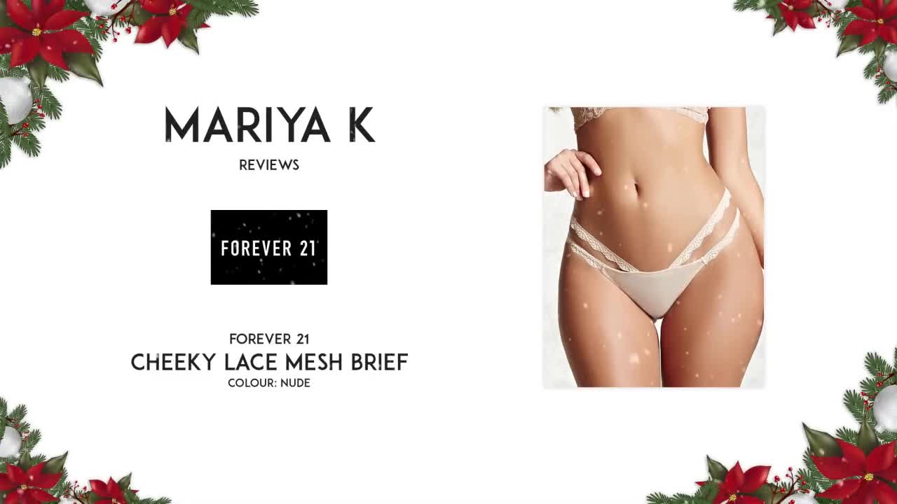 Mariya K reviews Forever 21 cheeky lace mesh brief [PREVIEW]