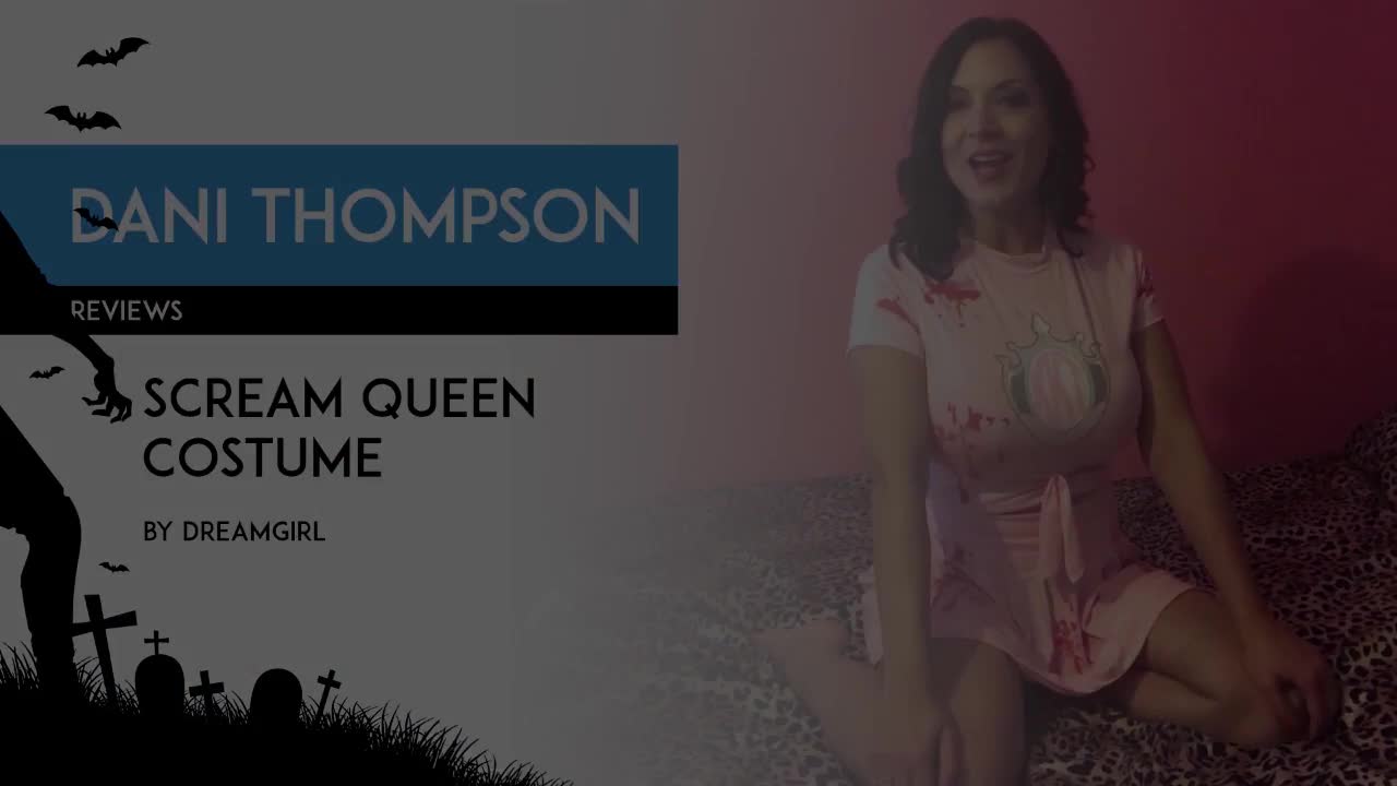 HALLOWEEN PREVIEW ONLY Dani Thompson reviews Dreamgirl scream queen costume