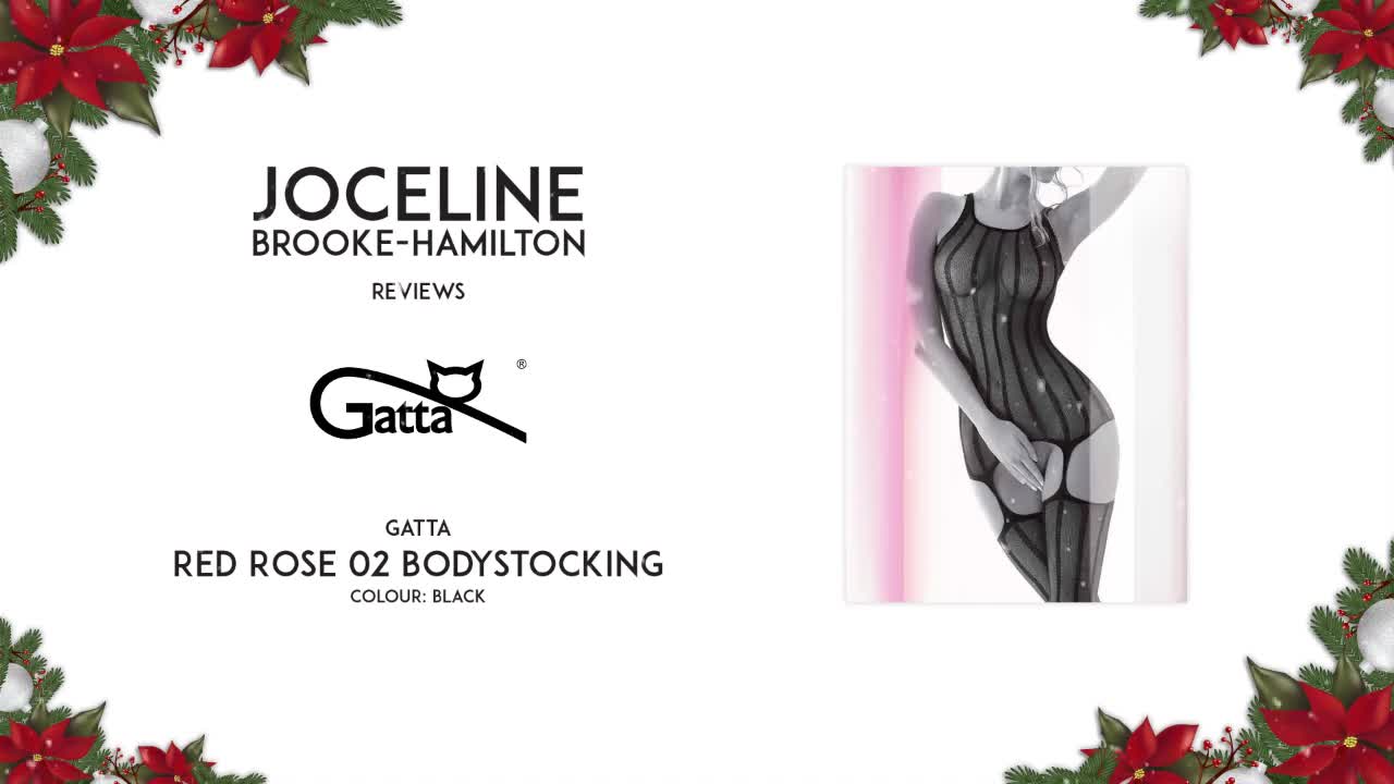 Joceline Brooke Hamilton reviews Gatta Red Rose 02 bodystocking [PREVIEW]