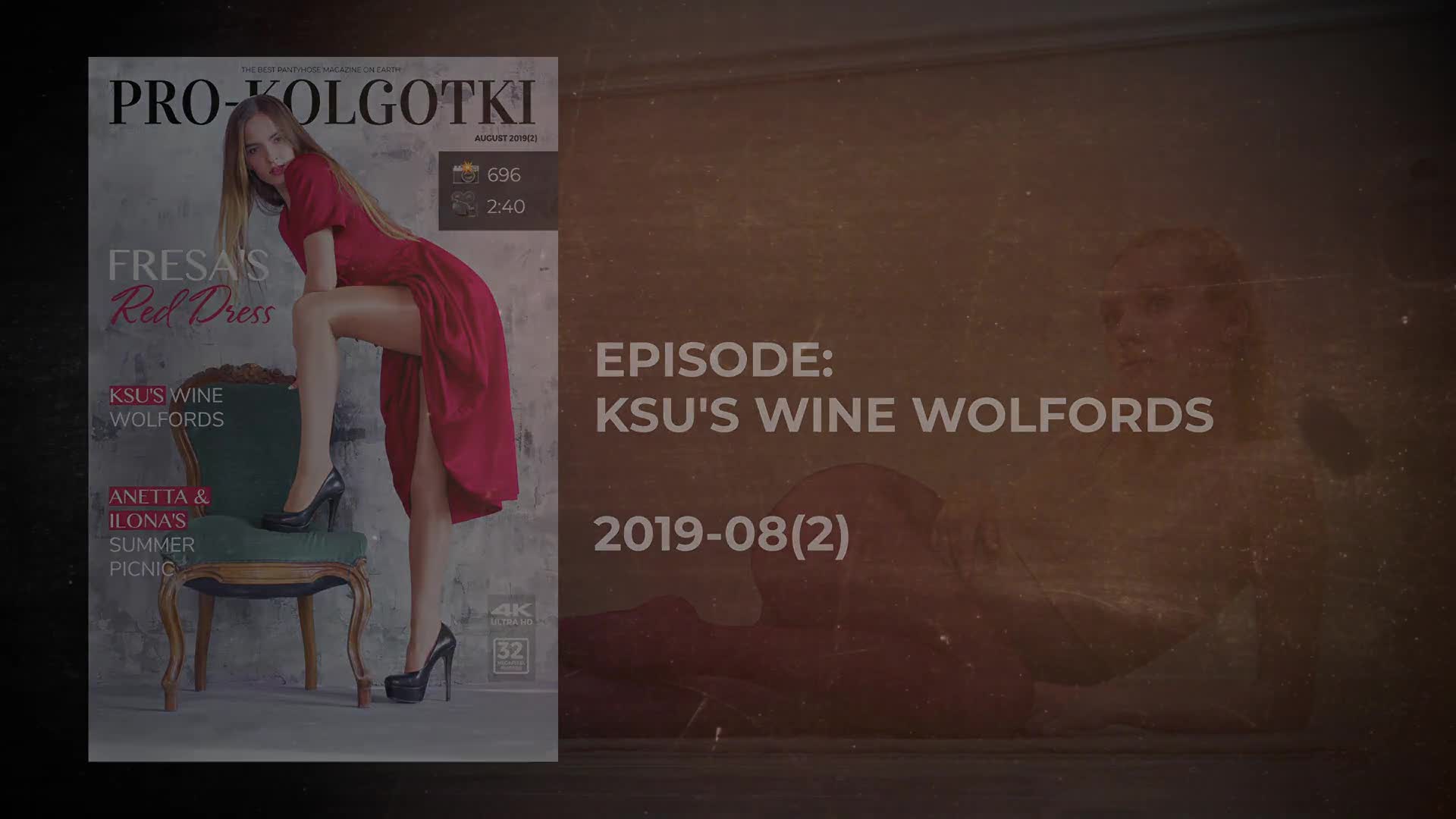Ksu Posing in Wolford Pantyhose Wine Shade 2019-08(2)