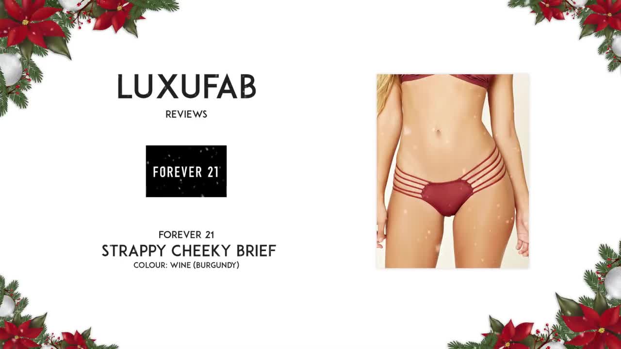 PREVIEW ONLY Luxufab reviews Forever 21 strappy cheeky brief