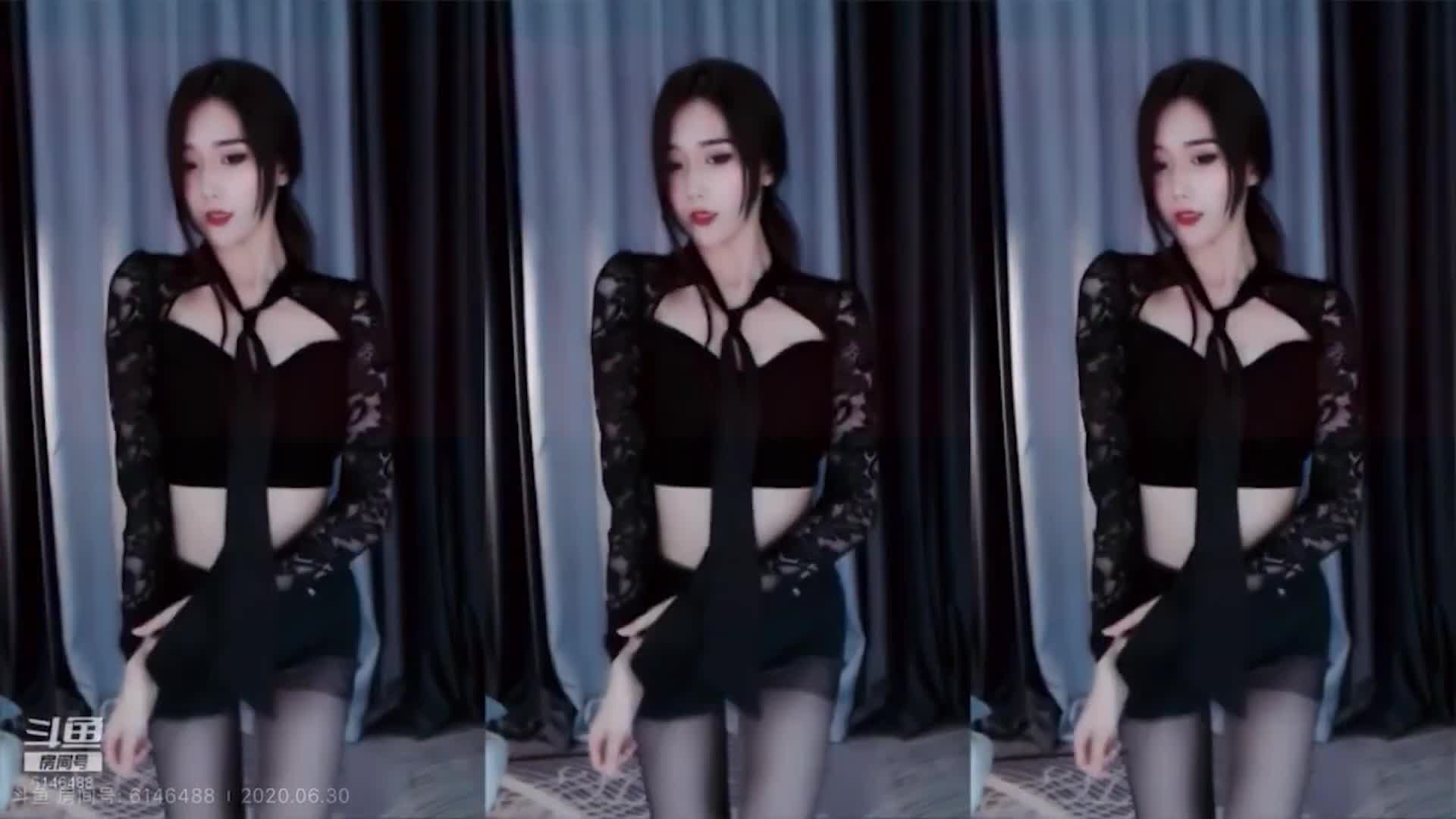 斗鱼 烦烦by 热舞视频 ♥黑丝·短裤·热舞♥（Chinese girl hot dance）