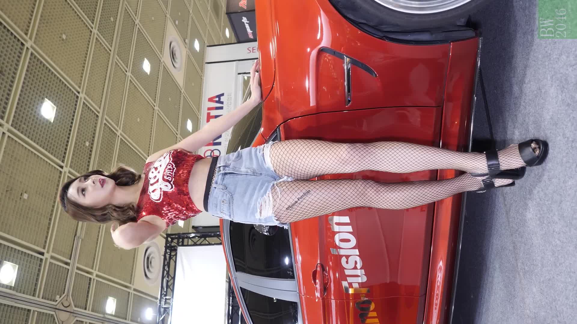 [4K] 서울오토살롱 2017  SEOUL AUTO SALON 2017 –  서한빛 Seo Hanbit, Racing Model 레이싱모델 車模 36 (Horizontal)