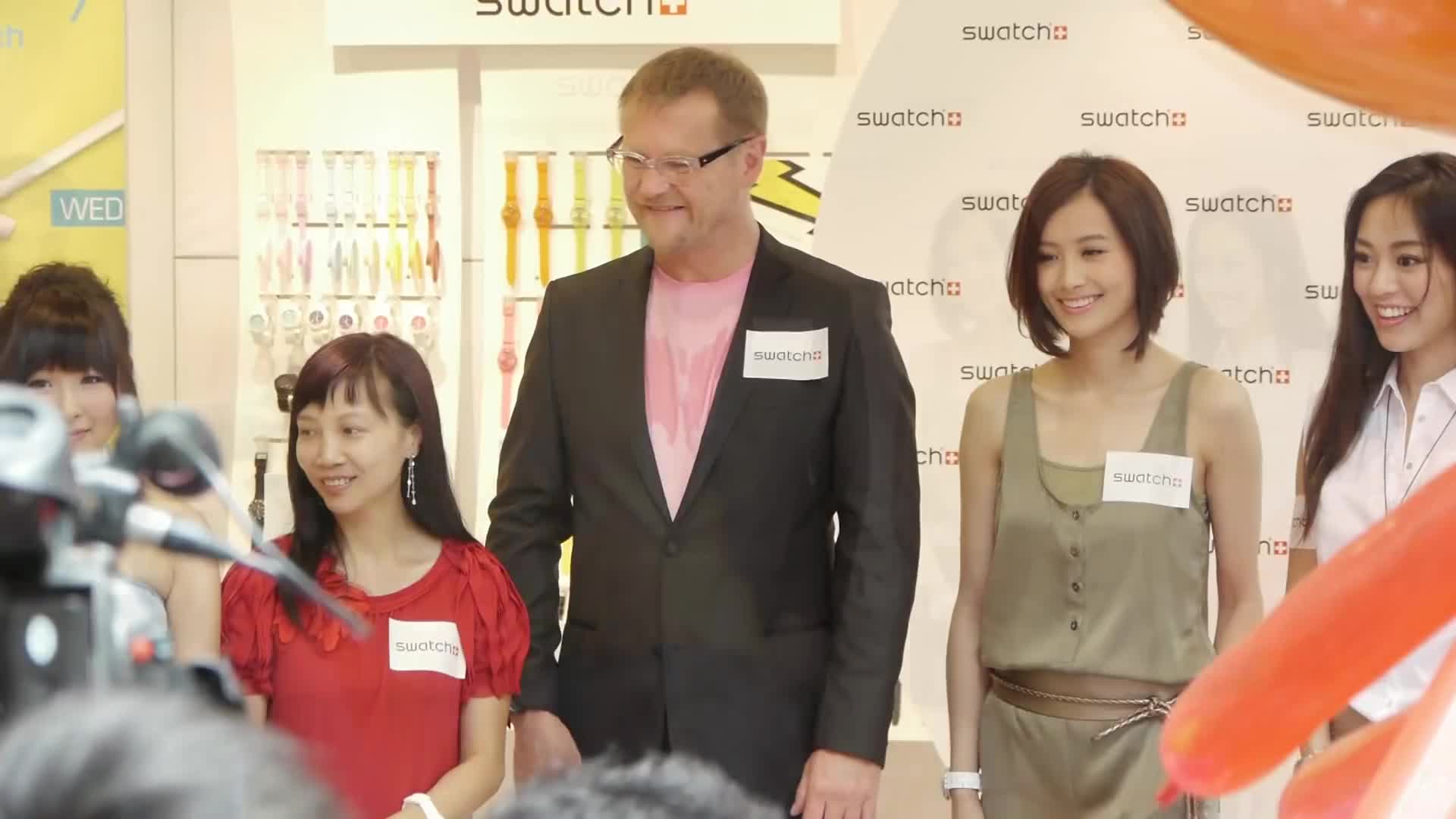 陳法拉、樂瞳、松岡李那 @ Swatch 香港旗艦店揭幕禮