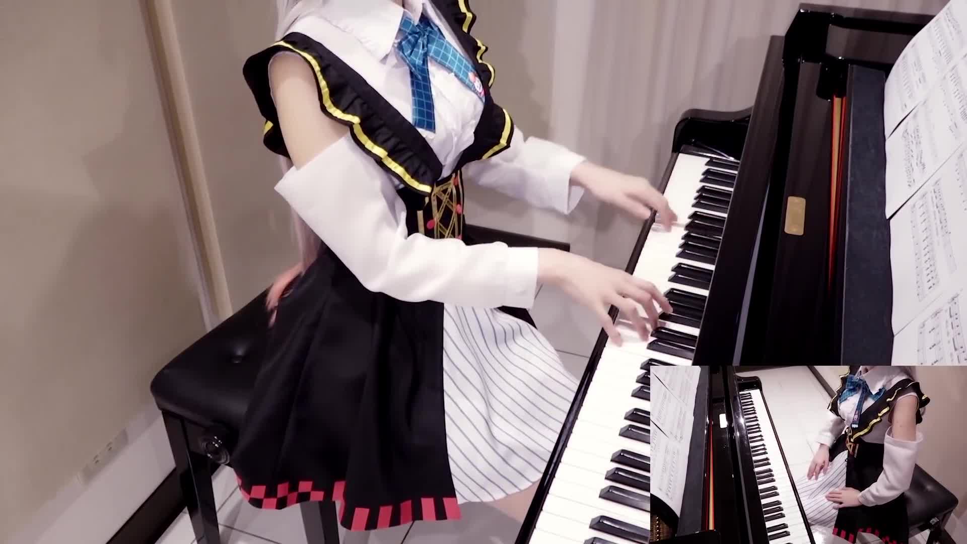 百鬼あやめ どーっちどっちの歌 Nakiri Ayame Docchi-Docchi Song [ピアノ]-2