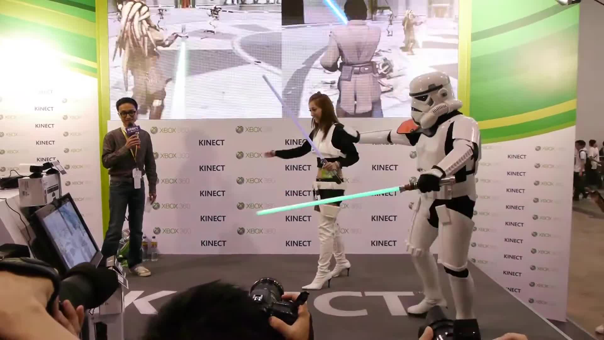 動漫節「Xbox 360動感香港」- 《Kinect Star Wars》體感遊戲
