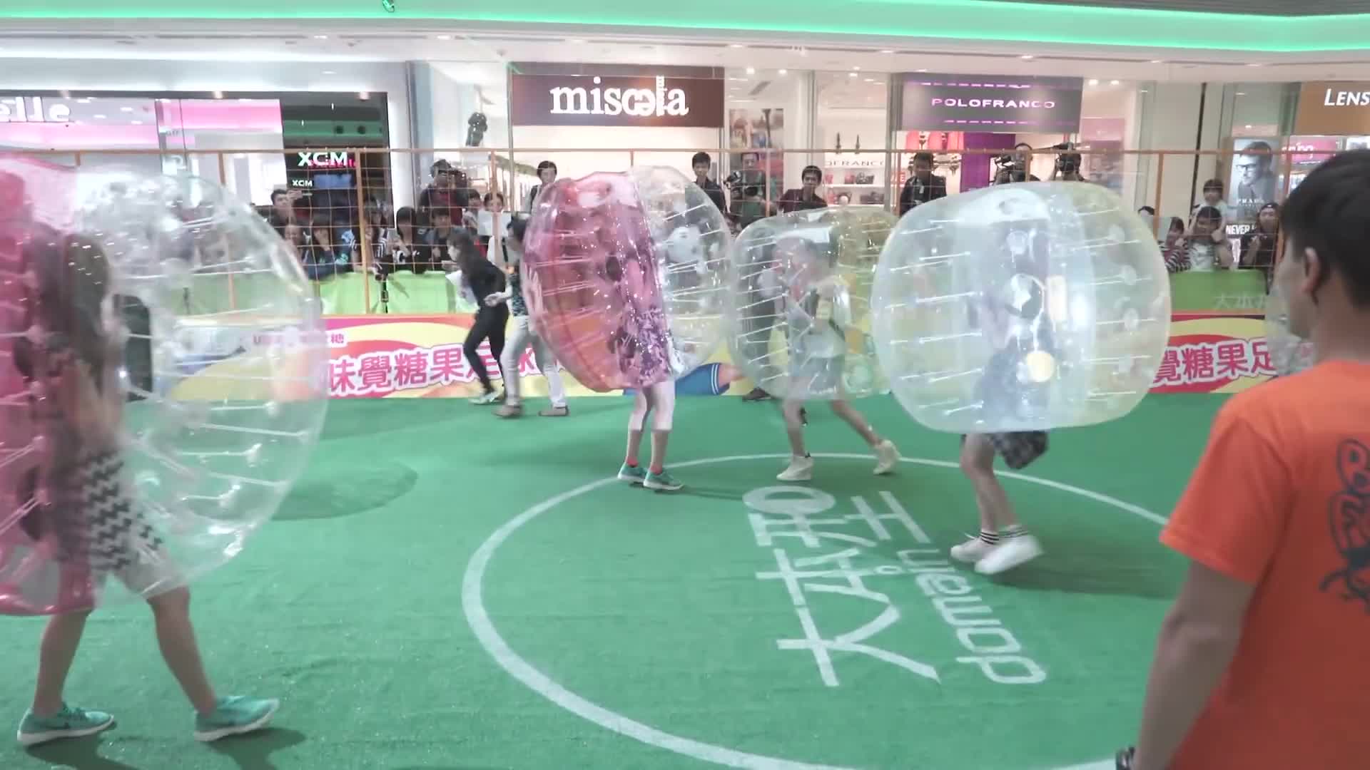 As One vs 陳慧敏、董嘉儀、楊柳青 @ Bubble Football Match